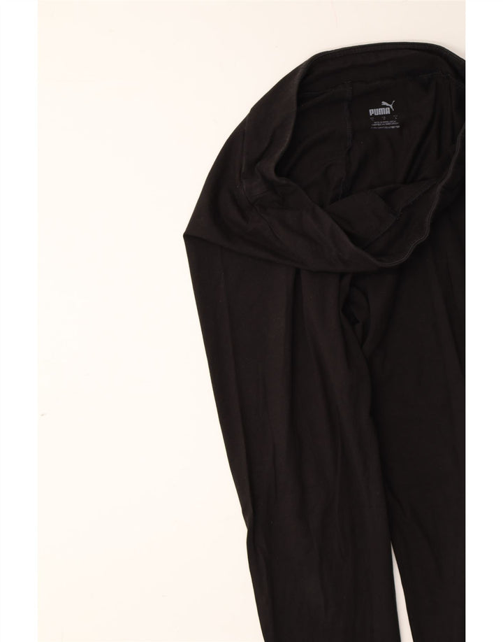 PUMA Womens Graphic Leggings Large  Black Vintage Puma and Second-Hand Puma from Messina Hembry 