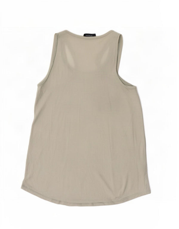 Max & Co. Womens Vest Top UK 12 Medium Grey Viscose