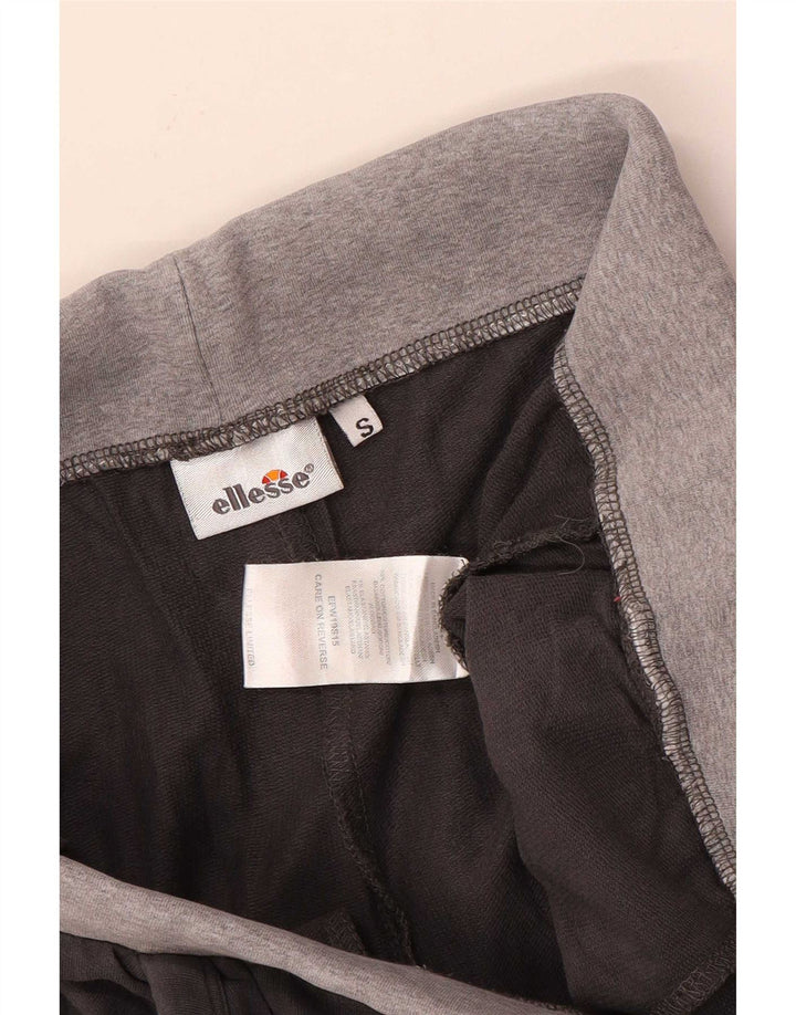Ellesse Womens Tracksuit Trousers Joggers Small Grey Colourblock Cotton