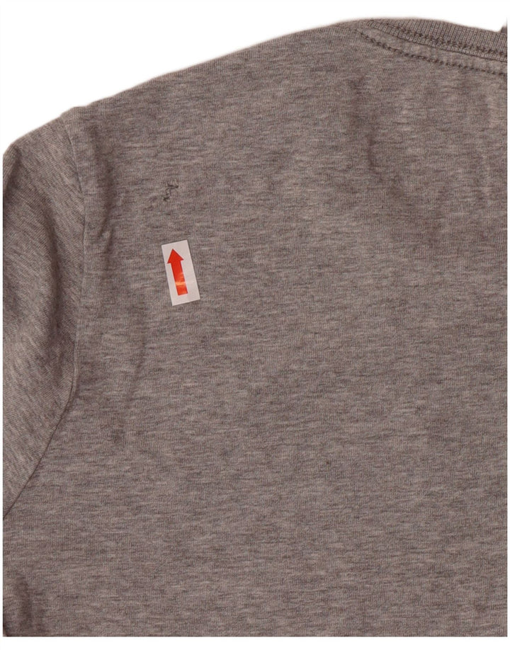CHAMPION Womens Heritage Classics Top Long Sleeve UK 10 Small Grey