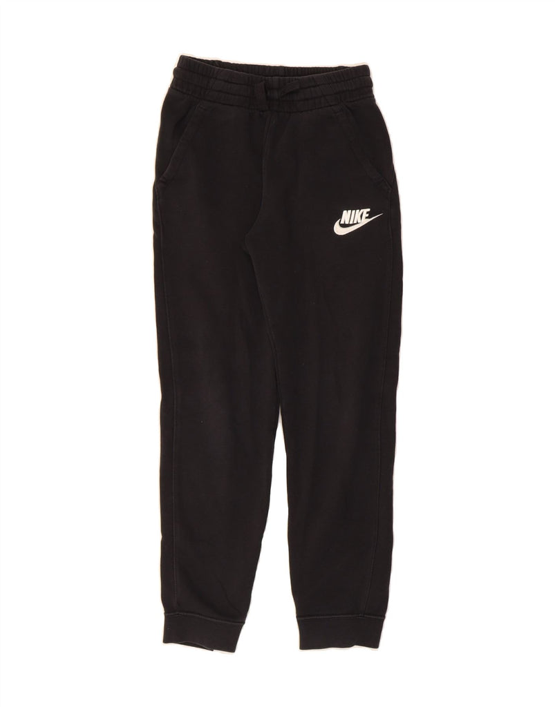 NIKE Boys Tracksuit Trousers Joggers 10-11 Years Medium Black Cotton Vintage Nike and Second-Hand Nike from Messina Hembry 