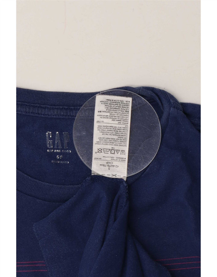 Gap Mens Graphic T-Shirt Top Small Blue Cotton