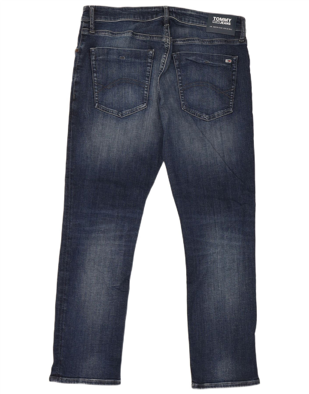 Tommy Hilfiger Mens Slim Jeans W36 L30 Blue Cotton