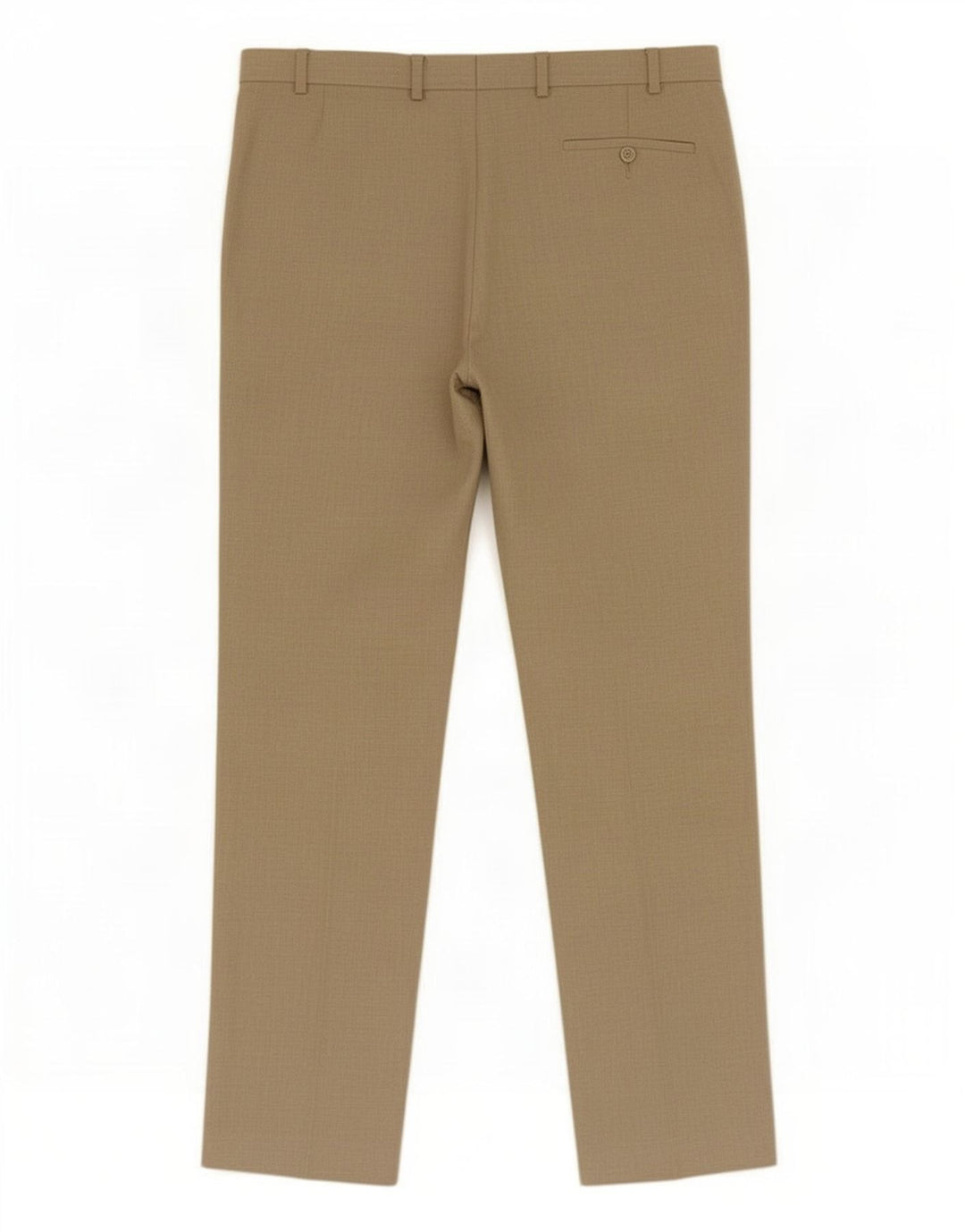 Marks & Spencer Mens Straight Suit Trousers W38 L33 Beige Polyester