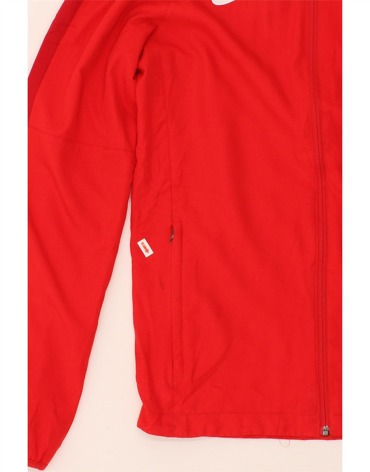 NIKE Mens Dri Fit Graphic Tracksuit Top Jacket Small Red Polyester Vintage Nike and Second-Hand Nike from Messina Hembry 