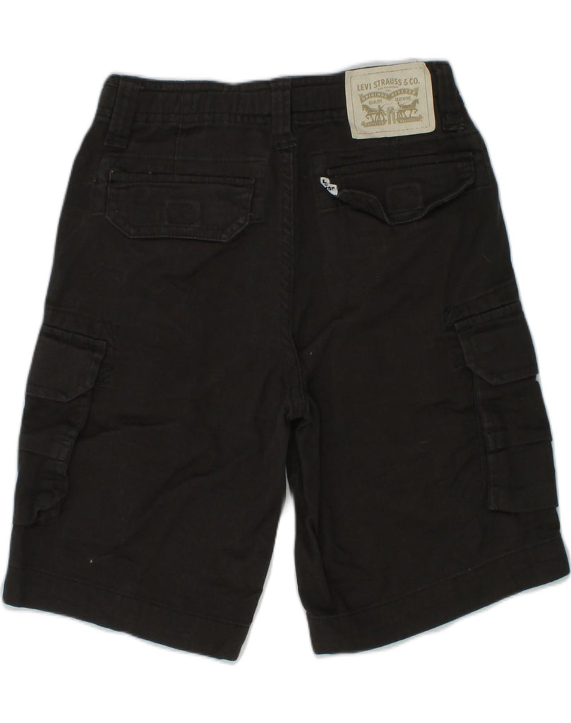 LEVI'S Boys Cargo Shorts 6-7 Years W22 Black Cotton | Vintage Levi's | Thrift | Second-Hand Levi's | Used Clothing | Messina Hembry 