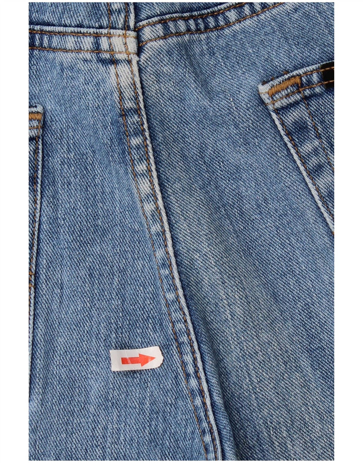 LEE Mens Regular Fit Straight Jeans W35 L32 Blue Cotton