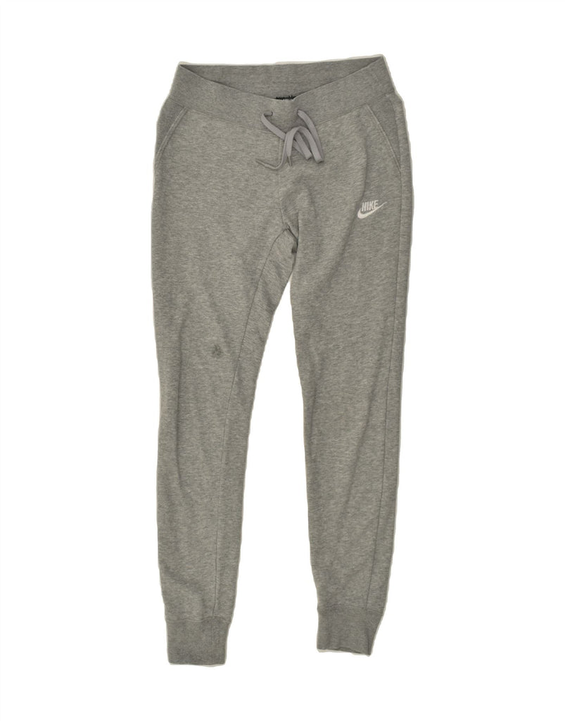 NIKE Mens Tracksuit Trousers Joggers Small Grey Cotton | Vintage Nike | Thrift | Second-Hand Nike | Used Clothing | Messina Hembry 