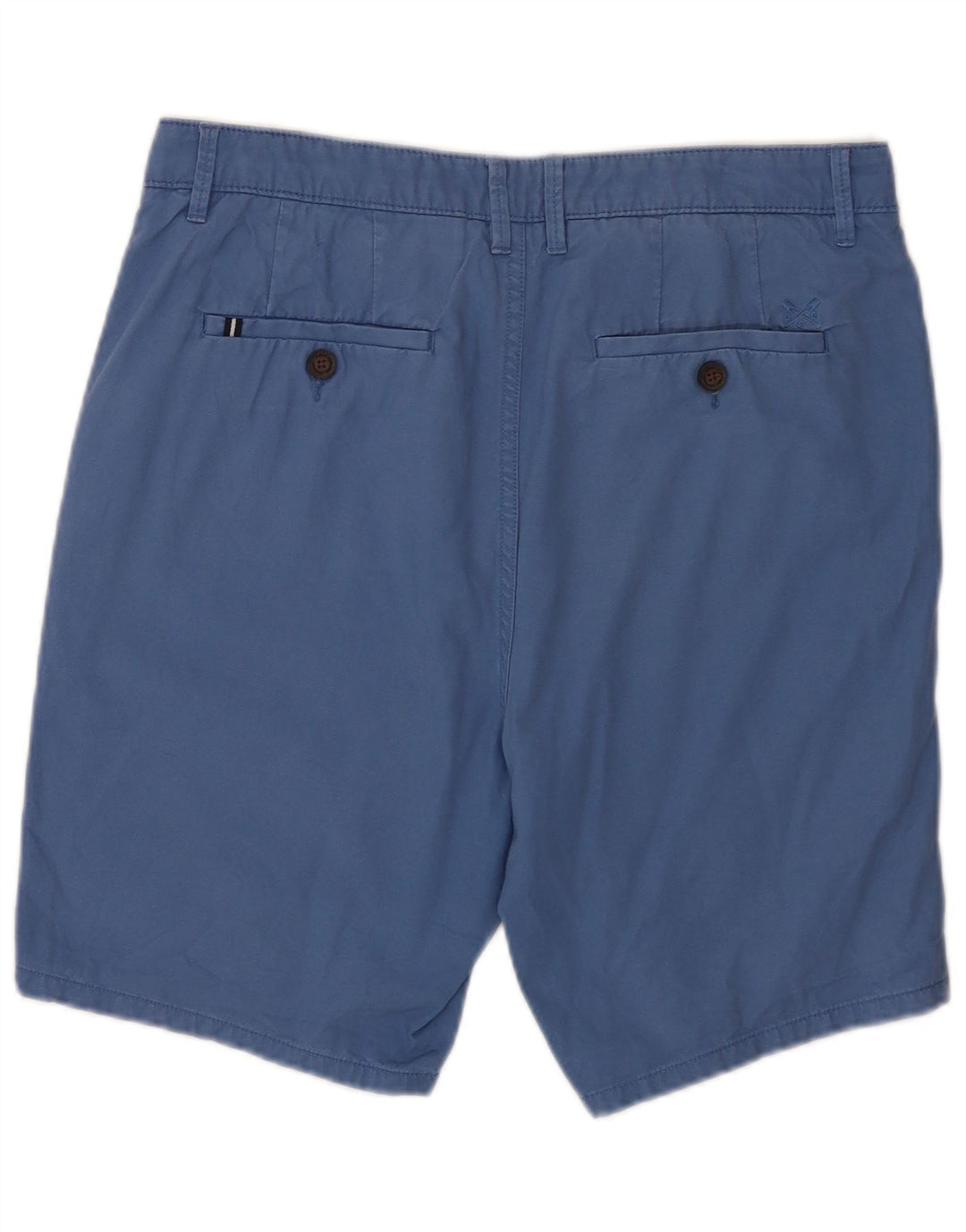 Crew Clothing Mens Chino Shorts W34 Large Blue Cotton
