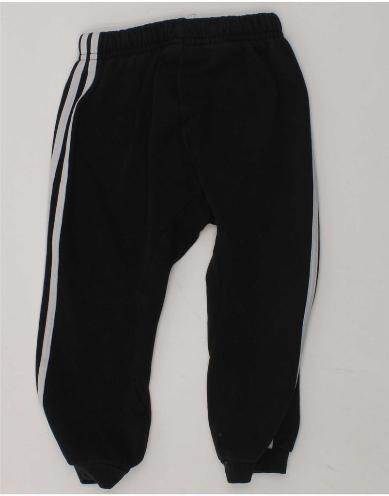 ADIDAS Baby Girls Joggers Tracksuit Trousers 18-24 Months Black Cotton Vintage Adidas and Second-Hand Adidas from Messina Hembry 