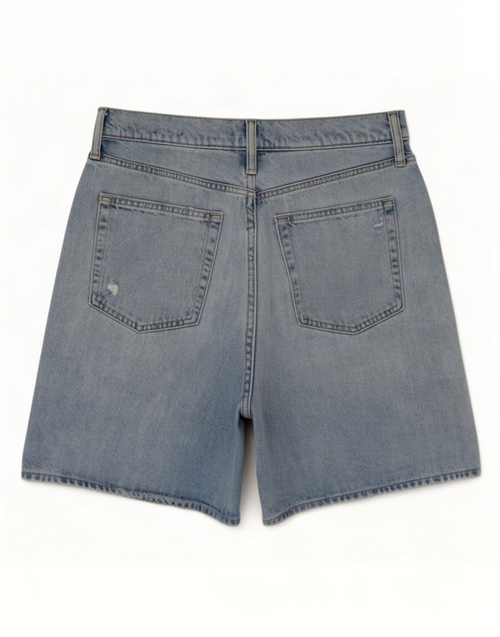 Gap Womens Distressed Denim Shorts Medium W28 Blue Cotton