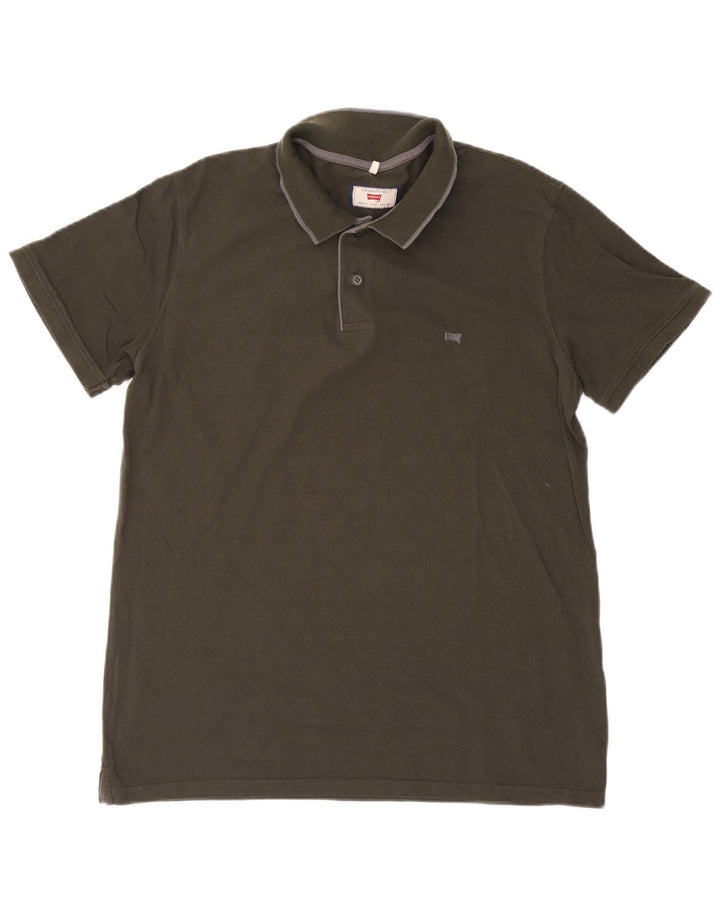 Carrera Mens Regular Fit Polo Shirt XL Khaki Cotton