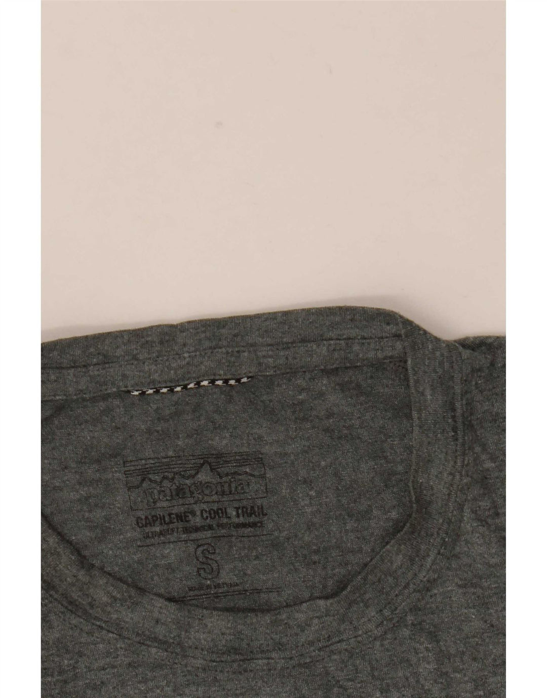 Patagonia Mens T-Shirt Top Small Grey Flecked
