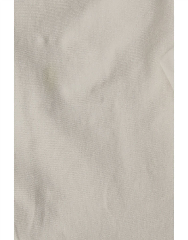 RALPH LAUREN Womens Straight Casual Trousers US 12 Large W32 L27 White