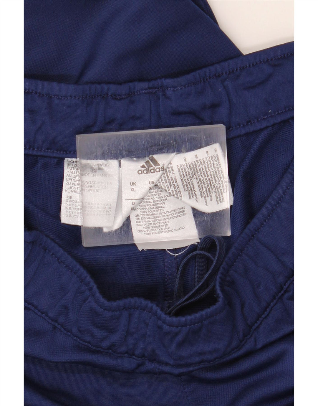 ADIDAS Mens Tracksuit Trousers Joggers XL Navy Blue Polyester