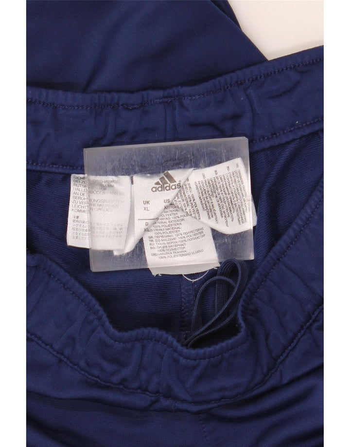 ADIDAS Mens Tracksuit Trousers Joggers XL Navy Blue Polyester
