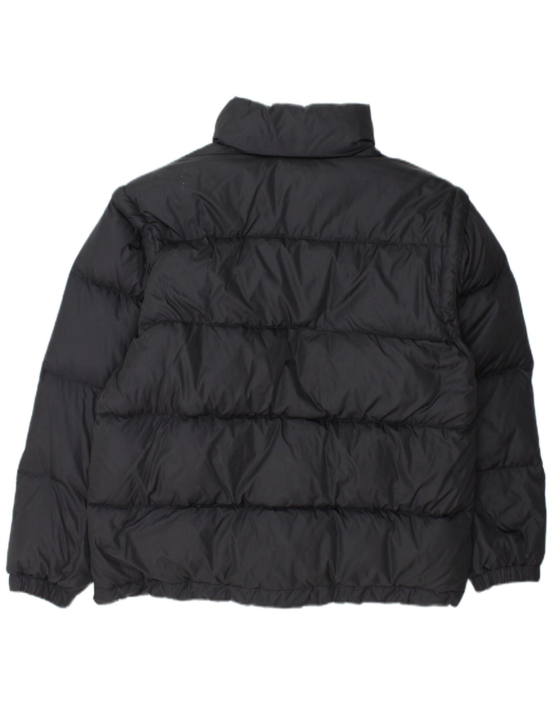 Fila Mens Hooded Padded Jacket IT 52 Large Black Polyamide