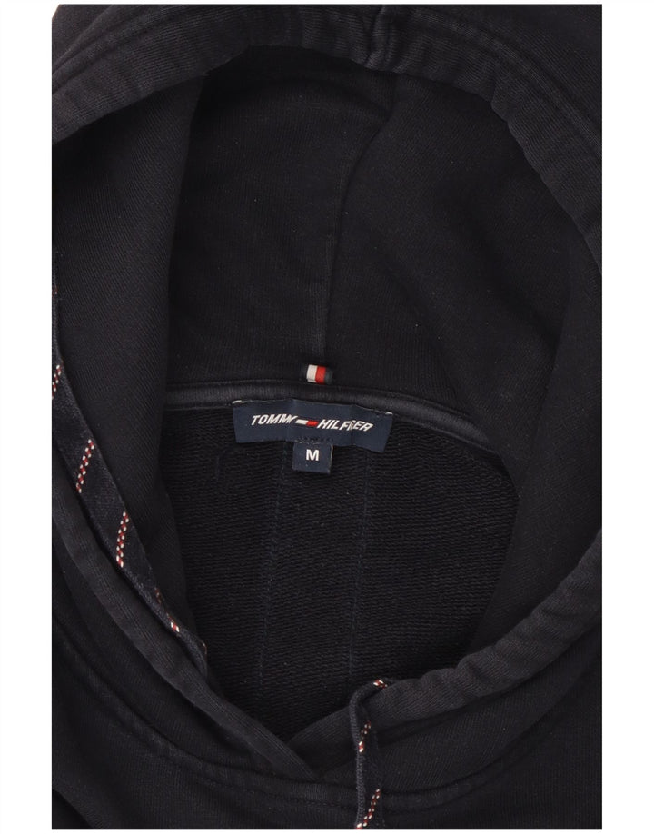 Tommy Hilfiger Womens Oversized Hoodie Jumper UK 14 Medium Navy Blue