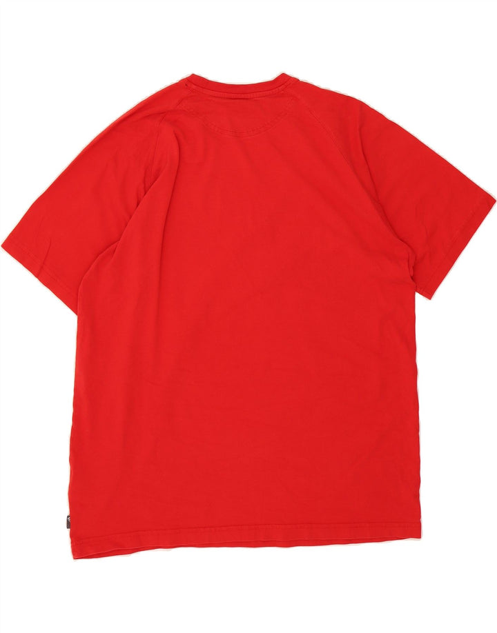 ADIDAS Mens T-Shirt Top XL Red Cotton Vintage Adidas and Second-Hand Adidas from Messina Hembry 
