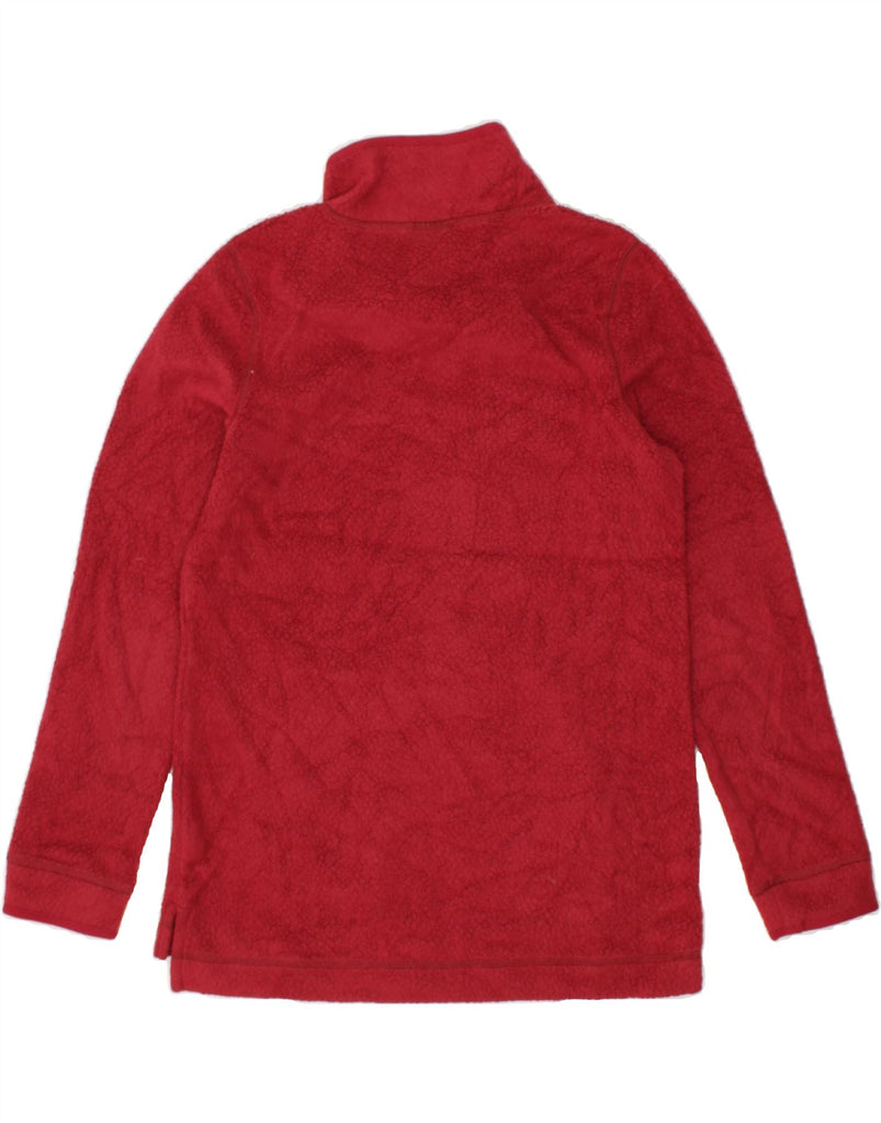 L.L.BEAN Womens Fleece Jumper UK 6 XS Red Polyester | Vintage L.L.Bean | Thrift | Second-Hand L.L.Bean | Used Clothing | Messina Hembry 