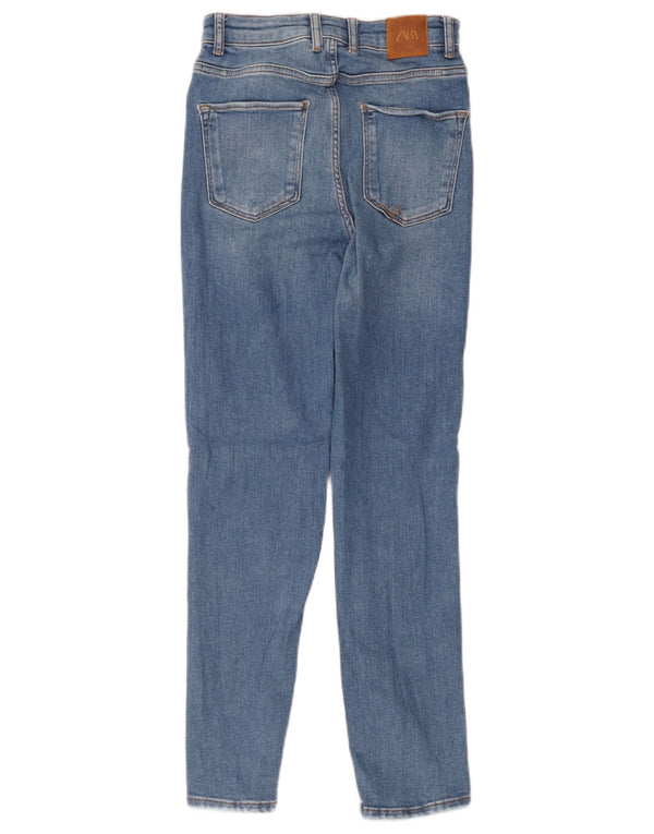 Zara Womens Slim Jeans EU 36 XS W26 L26 Blue Cotton