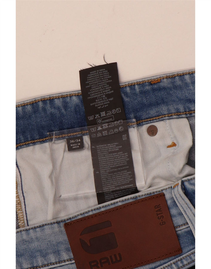 G-Star Mens Slim Jeans  W36 L34 Blue Cotton