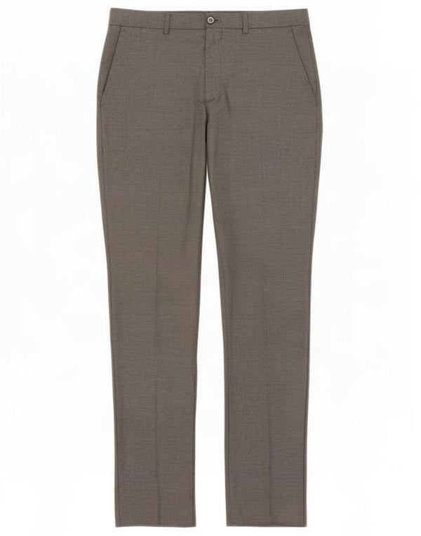 Zara Mens Slim Chino Trousers EU 38 Small W30 L31 Grey