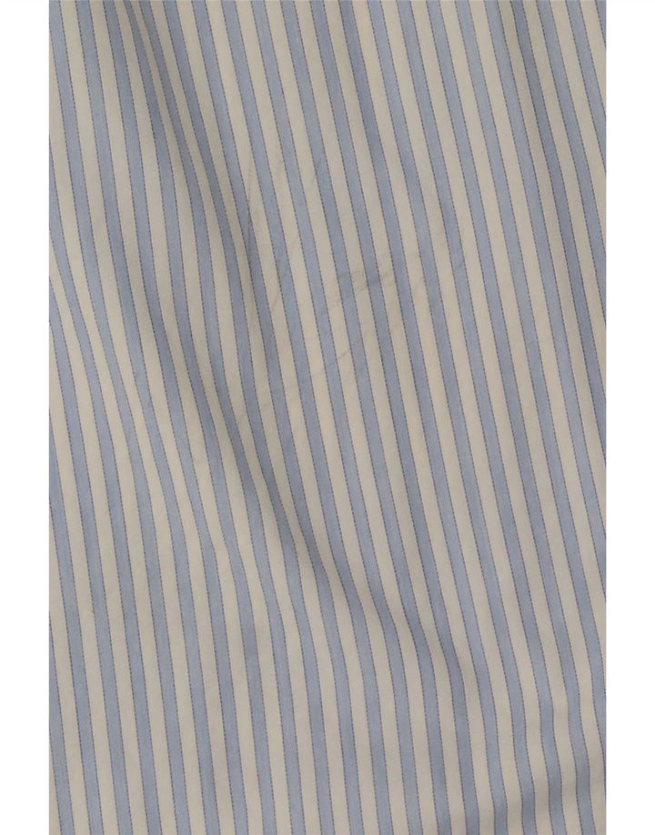 Ellesse Mens Shirt XL Blue Striped Cotton