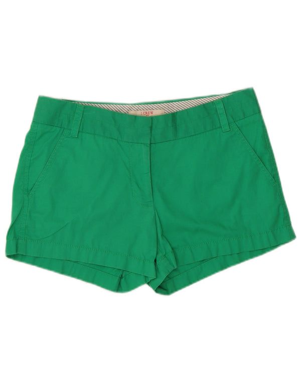 J. Crew Womens Chino Shorts US 4 Small W32  Green Cotton