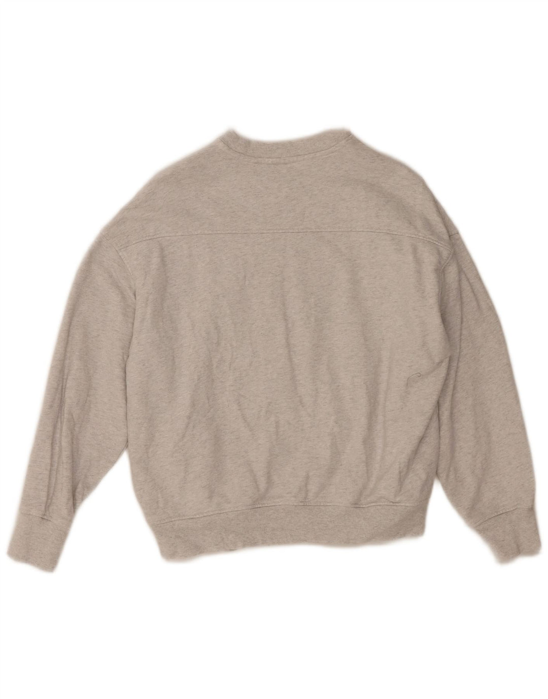 LEVI'S Womens Oversized Sweatshirt Jumper UK 6 XS Grey Flecked