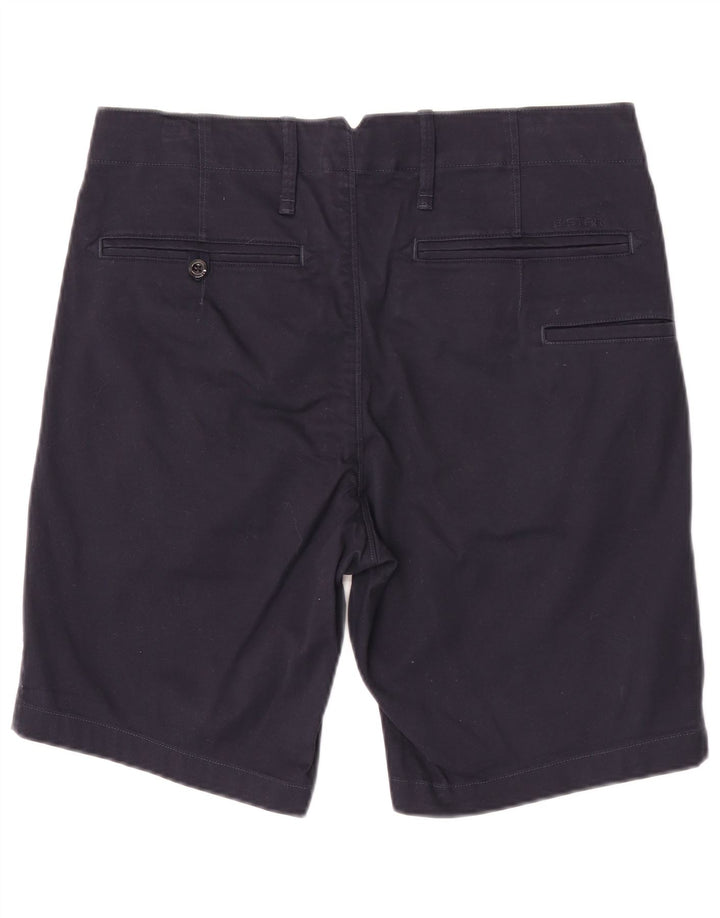 G-Star Mens Cargo Shorts W33 Medium Navy Blue Cotton
