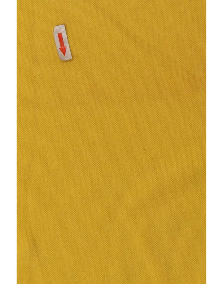 Kappa Mens Polo Shirt XL Yellow Cotton