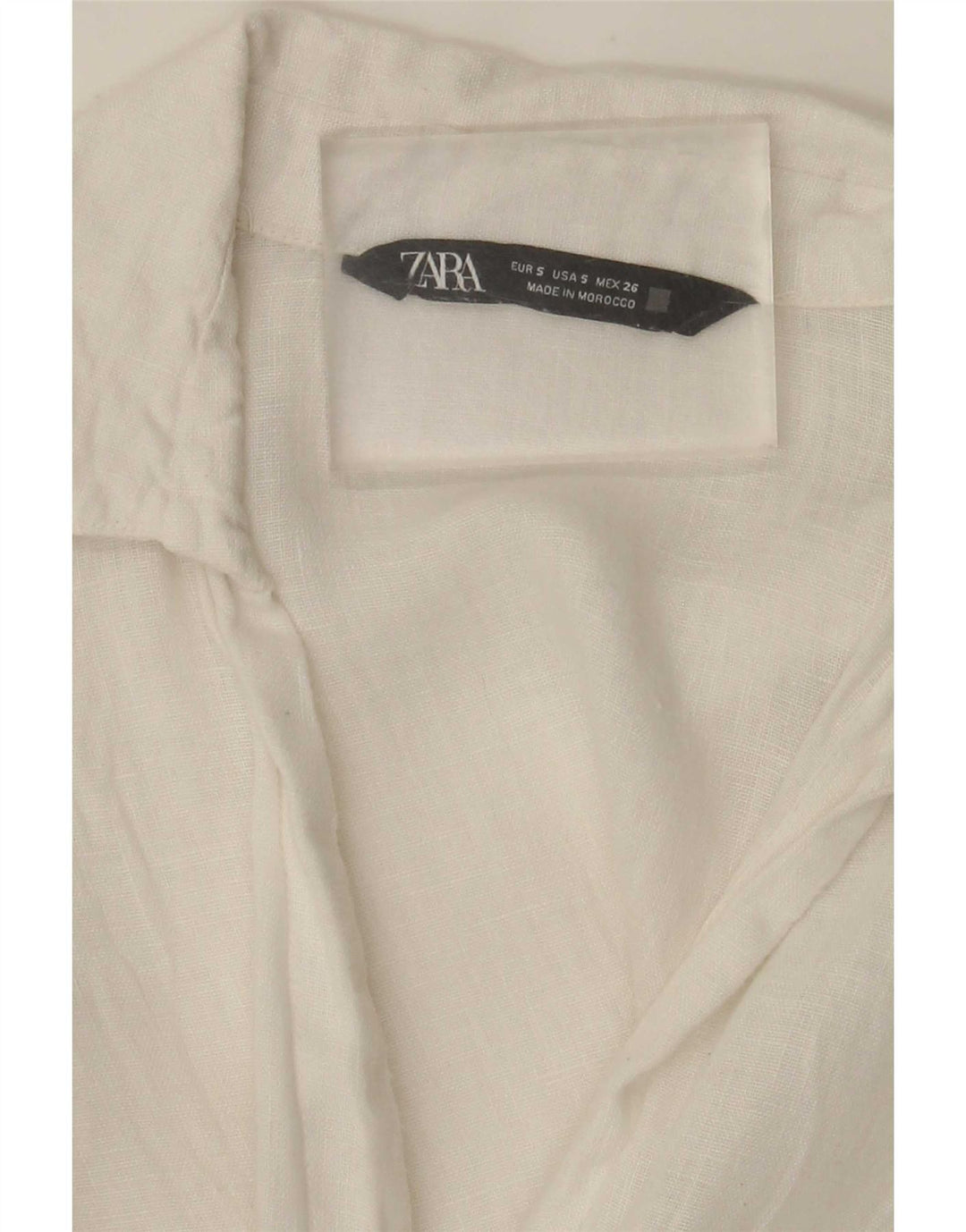 Zara Womens Shirt UK 10 Small White