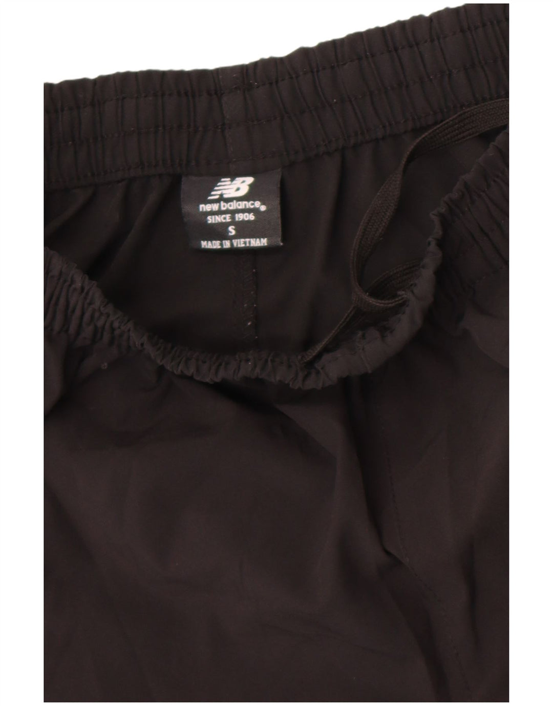 New Balance Mens Graphic Tracksuit Trousers Joggers Small Black Polyester