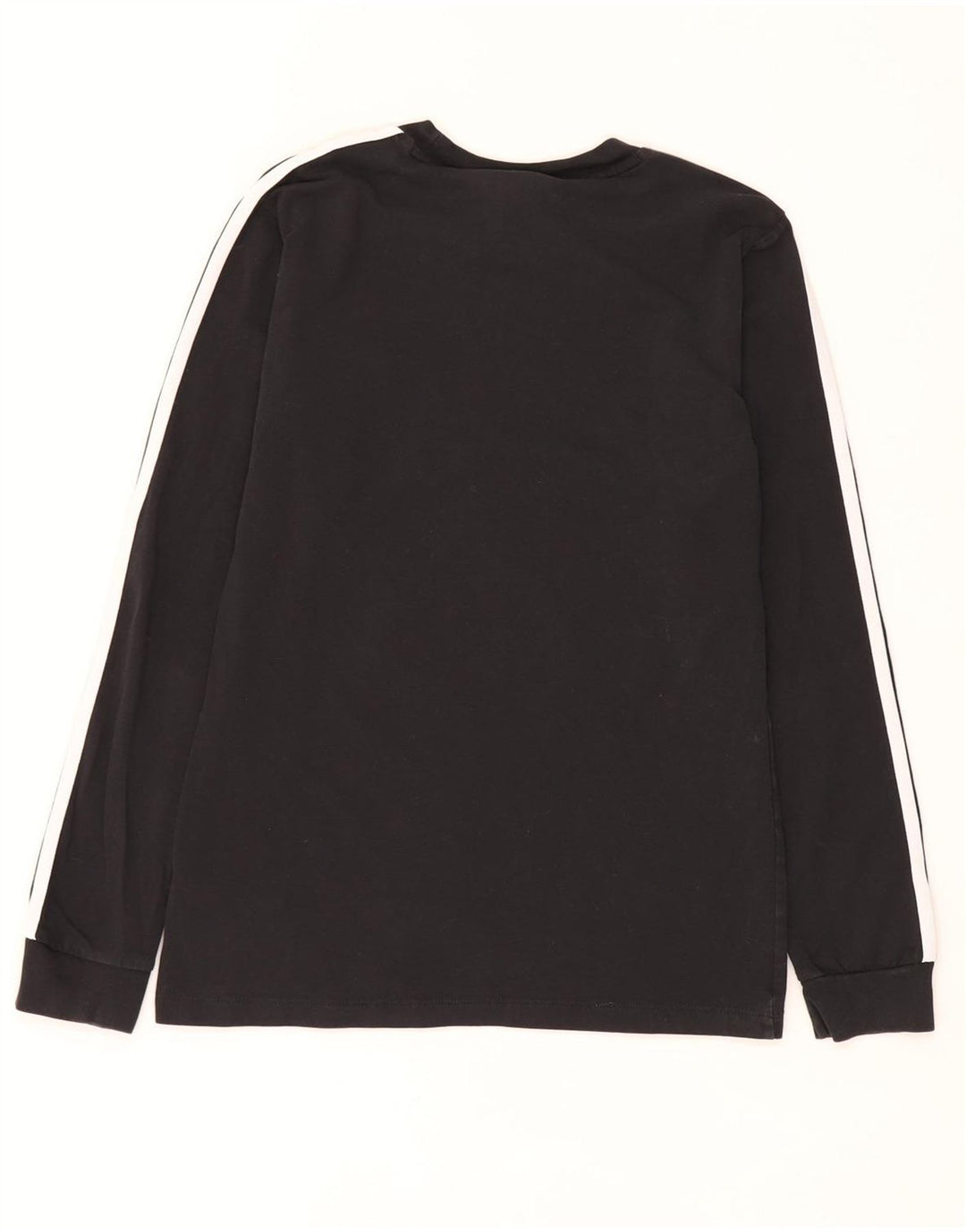Adidas Womens Top Long Sleeve UK 10 Small Black Cotton