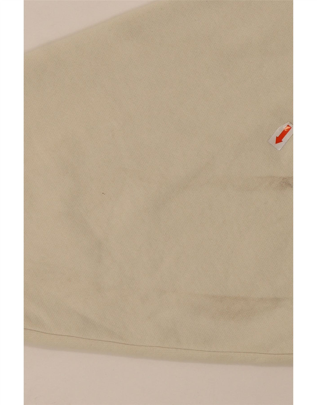 NIKE Womens Crop Oversized Sweatshirt Jumper UK 10 Small Off White Cotton