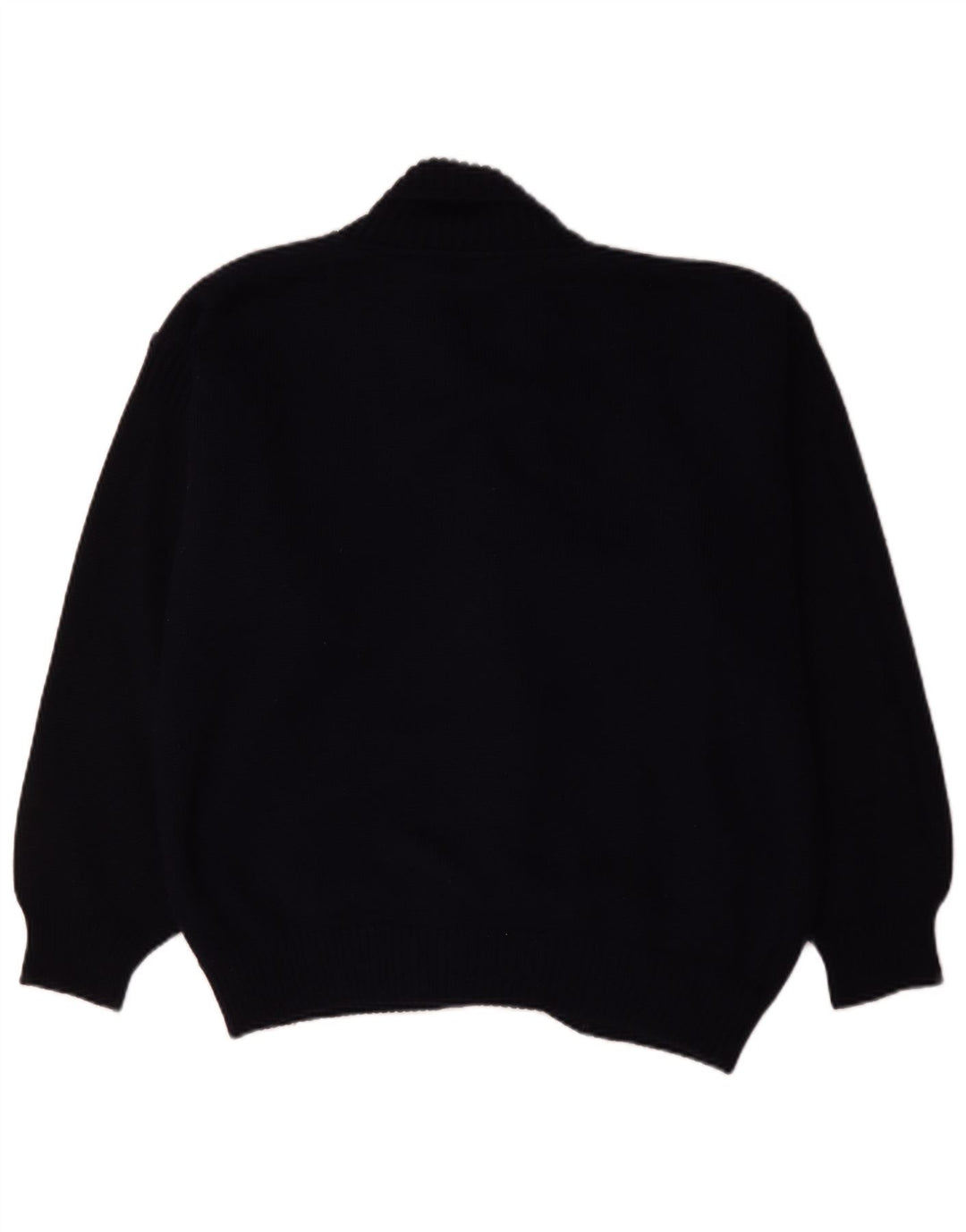 Frank Alexs Womens Cardigan Sweater IT 52 2XL Navy Blue Wool