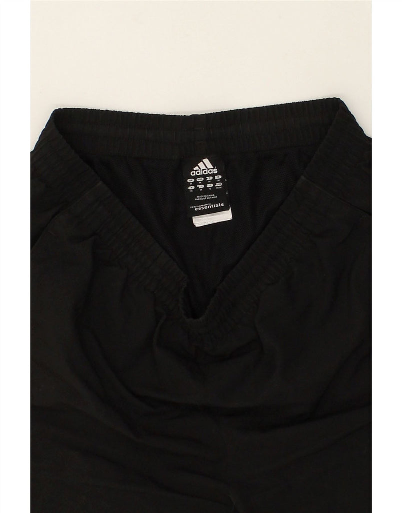 ADIDAS Mens Sport Shorts Medium Black Polyester | Vintage Adidas | Thrift | Second-Hand Adidas | Used Clothing | Messina Hembry 