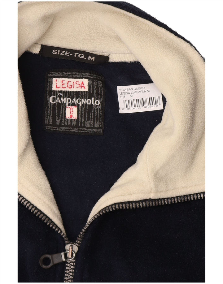 Campagnolo Womens Fleece Jacket UK 14 Medium Navy Blue