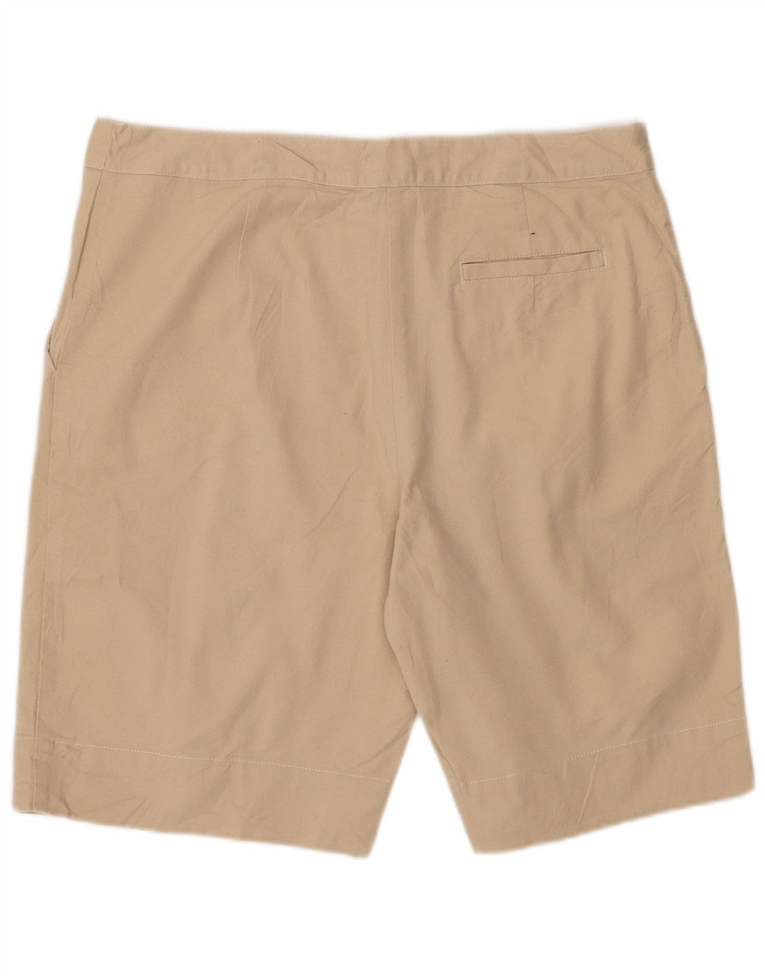 IZOD Womens Chino Shorts US 12 Large W34  Beige Cotton