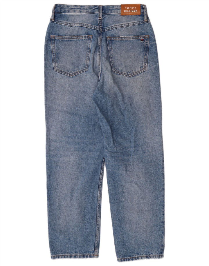 Tommy Hilfiger Womens Distressed High Waist Jeans W27 L28 Blue Classic