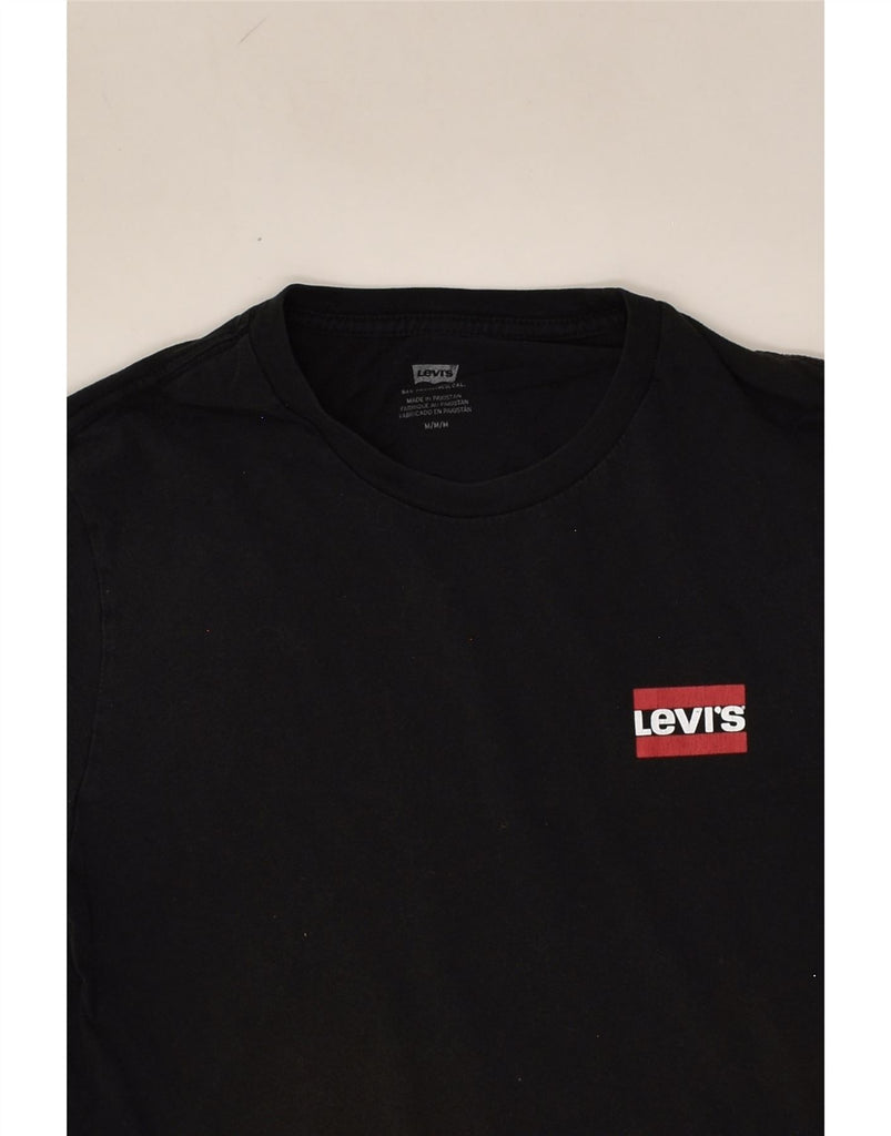 LEVI'S Mens T-Shirt Top Medium Black Cotton | Vintage Levi's | Thrift | Second-Hand Levi's | Used Clothing | Messina Hembry 