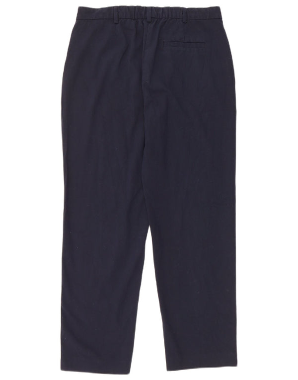 Marks & Spencer Womens Suit Trousers UK 12 Medium W30 L28 Navy Blue