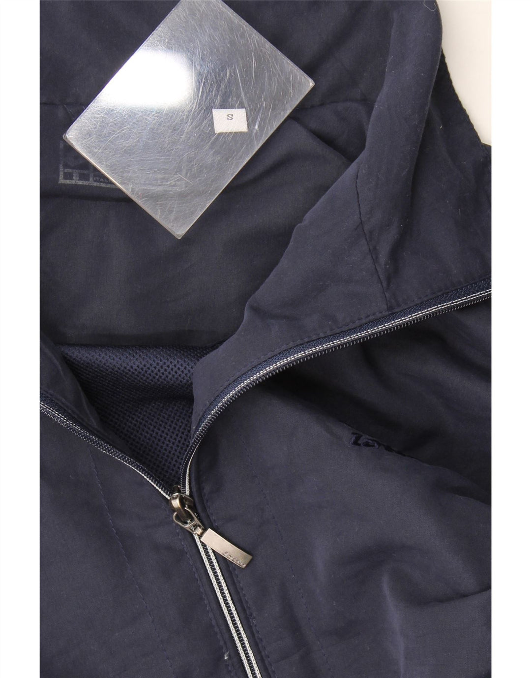Lotto Mens Tracksuit Top Jacket Small Navy Blue Colourblock