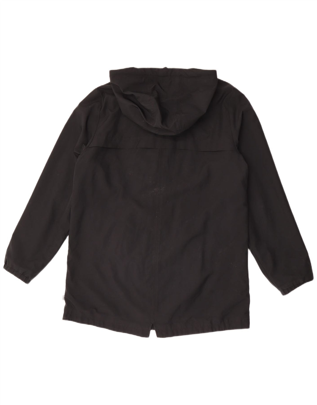 Vans Womens Hooded Raincoat UK 14 Medium Black Polyester