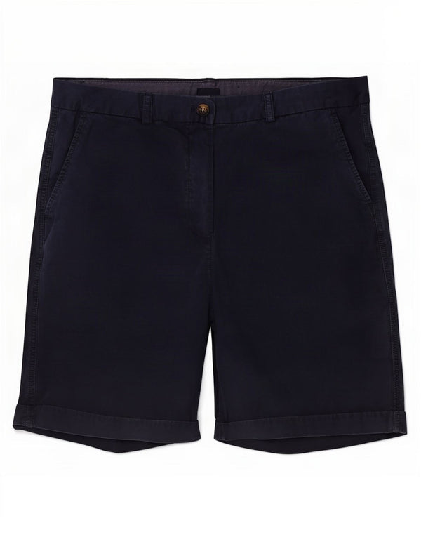 Marks & Spencer Womens Chino Shorts UK 16 Large W38 Navy Blue Cotton
