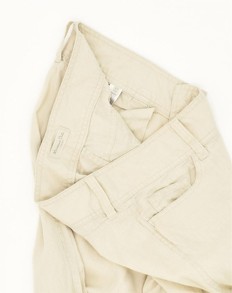 MASSIMO DUTTI Womens Crop Casual Trousers W30 L26 Grey | Vintage Massimo Dutti | Thrift | Second-Hand Massimo Dutti | Used Clothing | Messina Hembry 