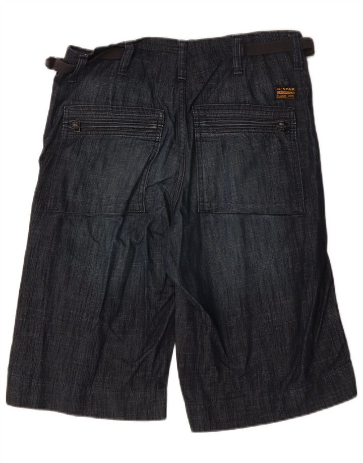 G-Star Mens Denim Shorts Medium W32  Navy Blue Cotton