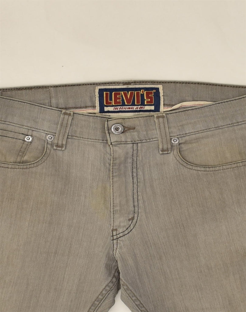 LEVI'S Mens Slim Jeans W33 L30  Grey Cotton | Vintage Levi's | Thrift | Second-Hand Levi's | Used Clothing | Messina Hembry 