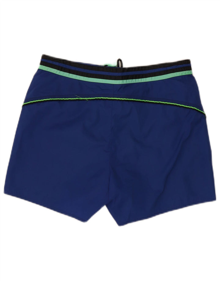 Colmar Mens Swimming Shorts Medium  Blue Striped Polyamide